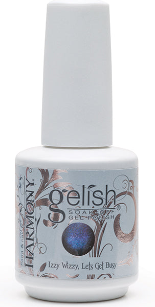 Nail Harmony Gelish - Izzy Wizzy, Let's Get Busy - Aurora FX Glitter Collection