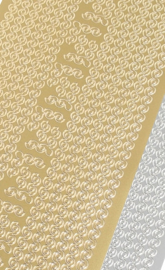 Rococo Nail Seal #1060 Silver