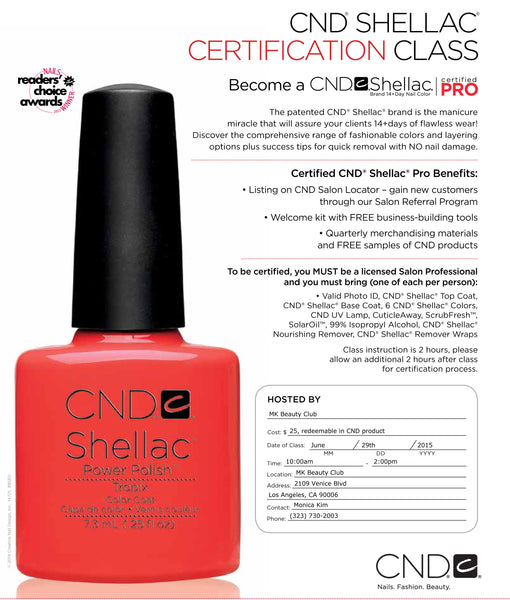 CND - Shellac Certification