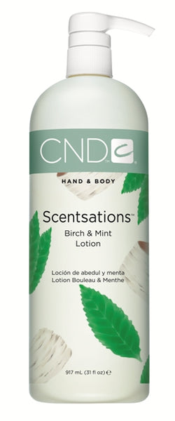 CND Scentsations Lotion - Birch & Mint 31 oz.