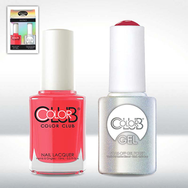 Color Club Gel Duo - Watermelon Candy Pink