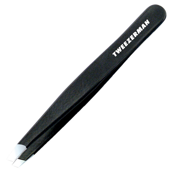 Tweezerman - Stainless Steel Slant Tweezer - Black
