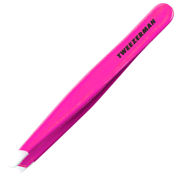 Tweezerman - Stainless Steel Slant Tweezer - Pink