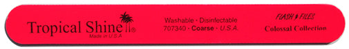 Tropical Shine - Pink Flash File - Coarse 120 Washable Disinfectable