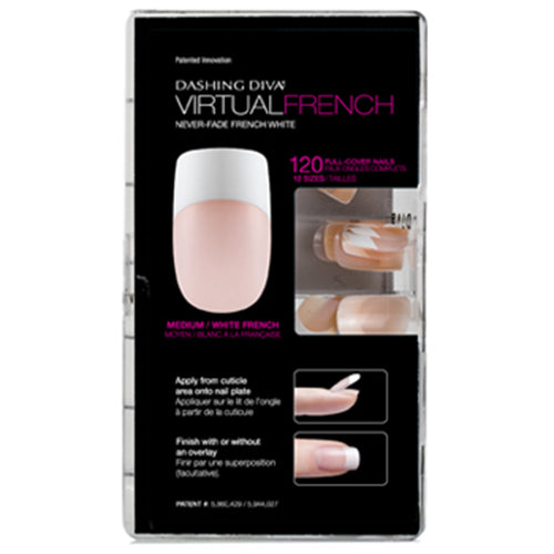 Dashing Diva Virtual Nail - Clear Almond