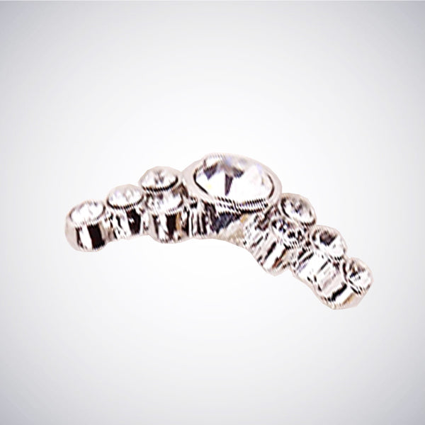 Fuschia Nail Art - Nail Tiara - Crystal