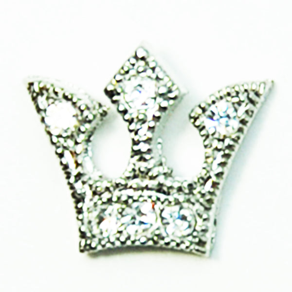 Fuschia Nail Art - 3 Point Crown – Silver