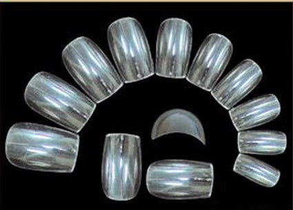 Full Cover Tips - Square / Clear