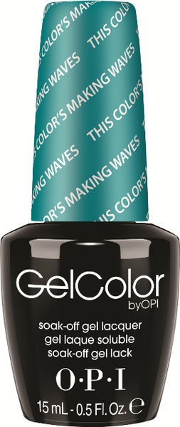 OPI GelColor - This Color's Making Waves - Hawaii Collection 2015