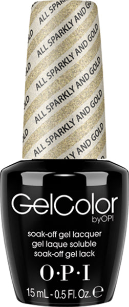 OPI GelColor - All Sparkly and Gold - Holiday 2013 Collection