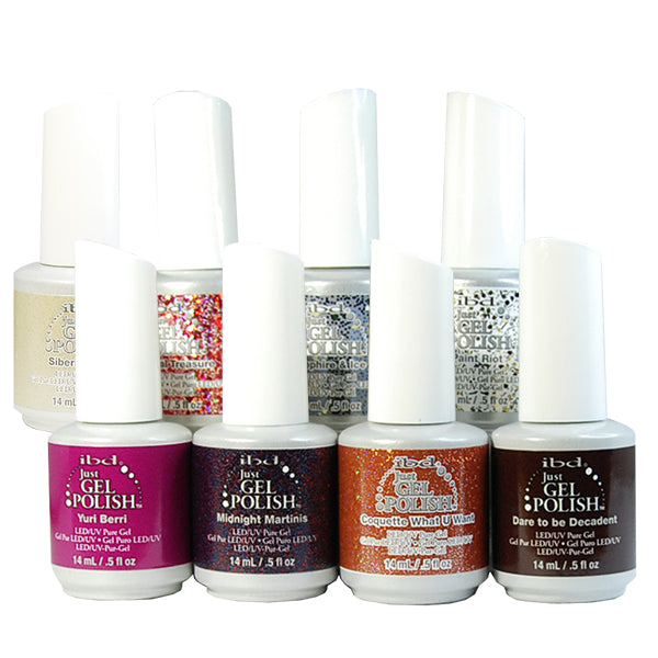 IBD - Just Gel Polish - Haute Frost Collection - 8 Bottles