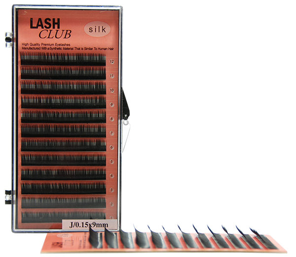 LASH CLUB - J Curl / 0.15x9mm
