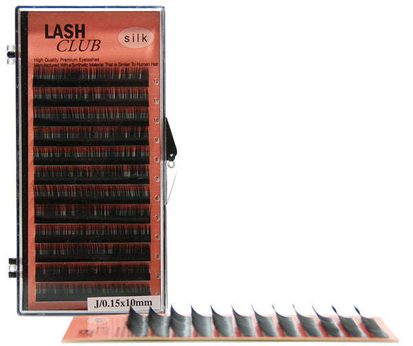 LASH CLUB - J Curl / 0.15x10mm