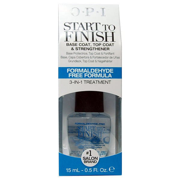 OPI Start To Finish - Formaldehyde Free Formula - 3-In-1 Treatment