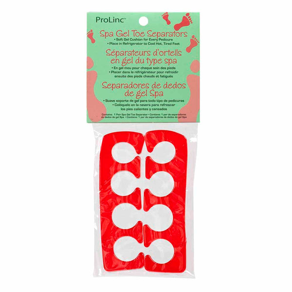ProLinc - Spa Gel Toe Separators - Red