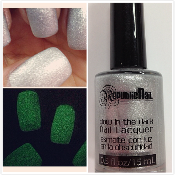 Republic Nail - Glow in the Dark Nail Polish- Silver