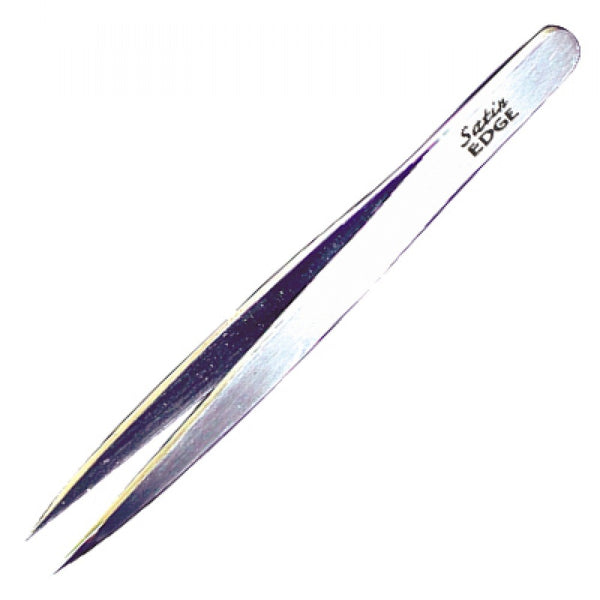 Satin Edge - Pointed Tweezer 4"