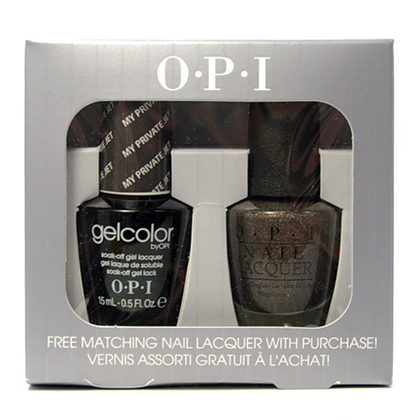 OPI Gelcolor - My Private Jet - Free Matching Nail Lacquer with purchase of GelColor