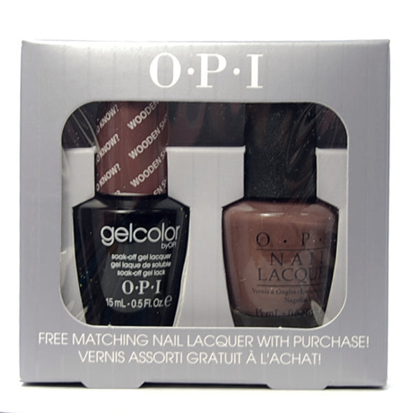 OPI Gelcolor - Wooden Shoe Like to Know - Free Matching Nail Lacquer with purchase of GelColor