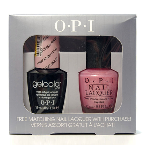 OPI Gelcolor - Princesses Rule! - Free Matching Nail Lacquer with purchase of GelColor
