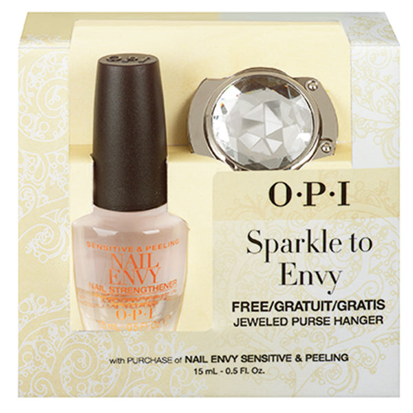 OPI - Sparkle To Envy - BUY Nail Envy Sensitive & Peeling, GET FREE Jeweled Purse Hanger!