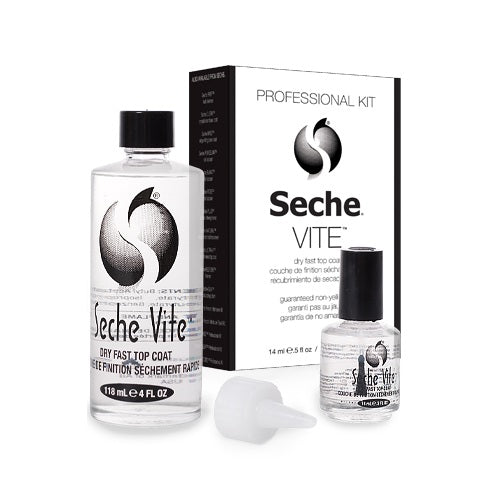 Seche Vite Top Coat - Professional Kit 4oz + .5oz