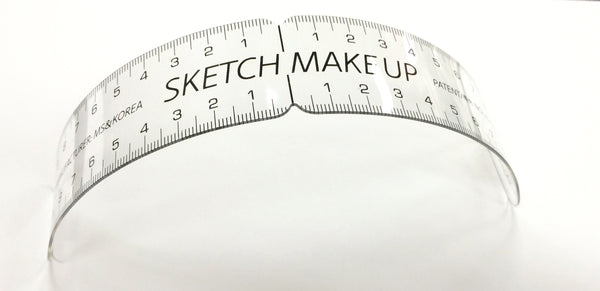 Semi Permanent Tattoo Makeup - Eyebrow Ruler