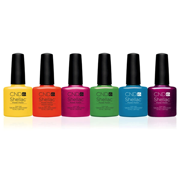 CND Shellac - Paradise Summer Collection - 6 Bottles