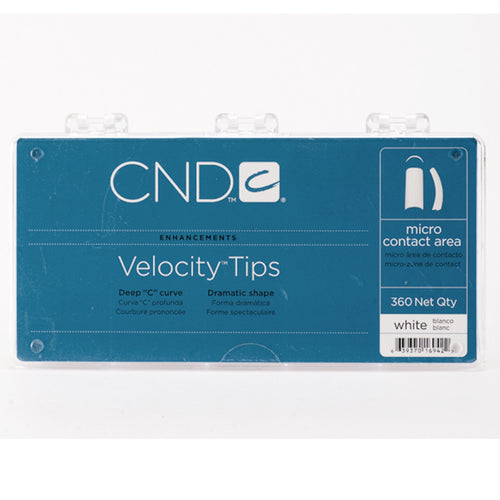 CND - Velocity Tips - White 360ct