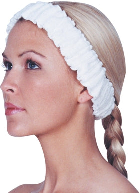 Scalpmaster - Terry Cloth Elasticized Spa Headband