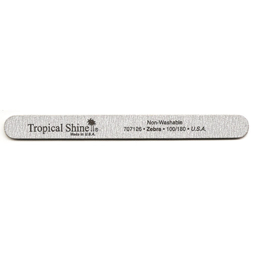 Tropical Shine Zebra File - Washable Disinfectable 100/180