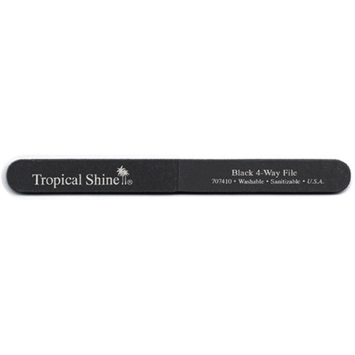 Tropical Shine - Black 4-Way File - Washable Sanitizable