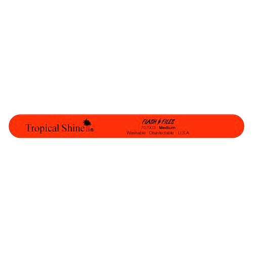 Tropical Shine - Orange Flash File - Medium 180 Washable Disinfectable