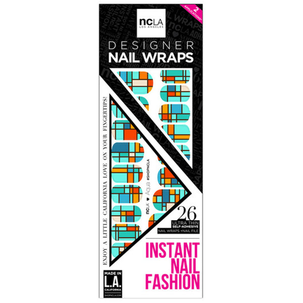 NCLA - Aqua - Nail Wraps