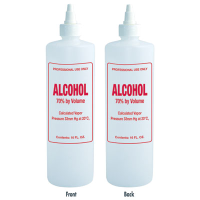 Soft'n Style - Imprinted Nail Solution Bottle - Alcohol - 16oz