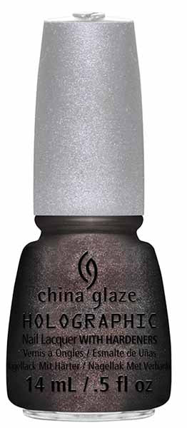 China Glaze - Galactic Gray - Hologram Series