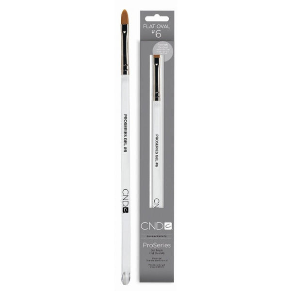 CND UV Gel Brush - Flat Oval #6