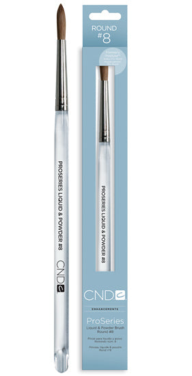 CND Liquid & Powder Brush Round #8