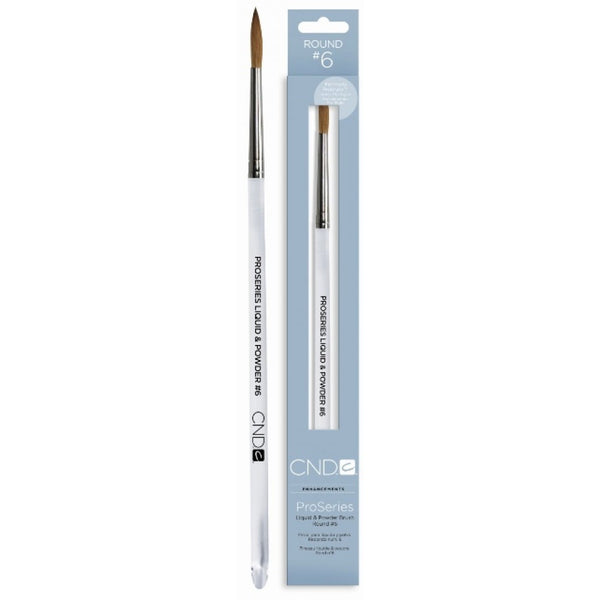 CND Liquid & Powder Brush  Round #6