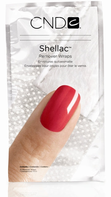 CND Shellac - Remover Wraps - 10 ct