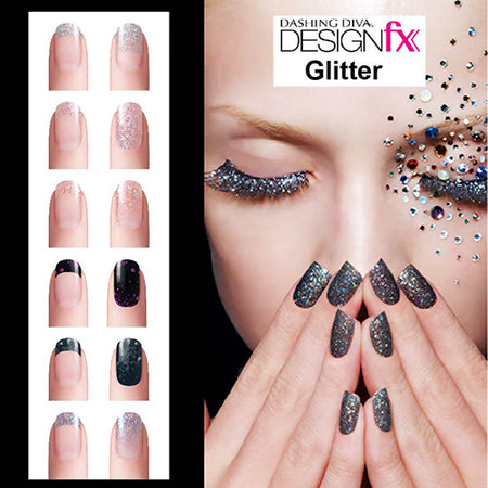 Fuschia Nail Art - Golden Puzzle – See Through - Nail Appliqué