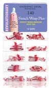 Dashing Diva French Wrap Plus - Thin Band - Permanent Violet 140tips