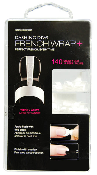 Dashing Diva French Wrap Plus - Double Wide - Deep Red - 140ct