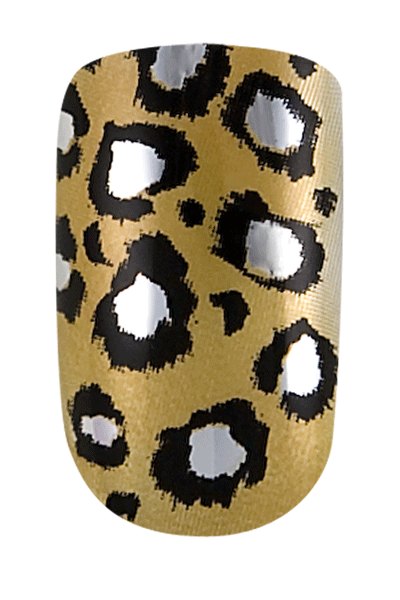 Dashing Diva Metallic Nails - Cat Fight Leopard