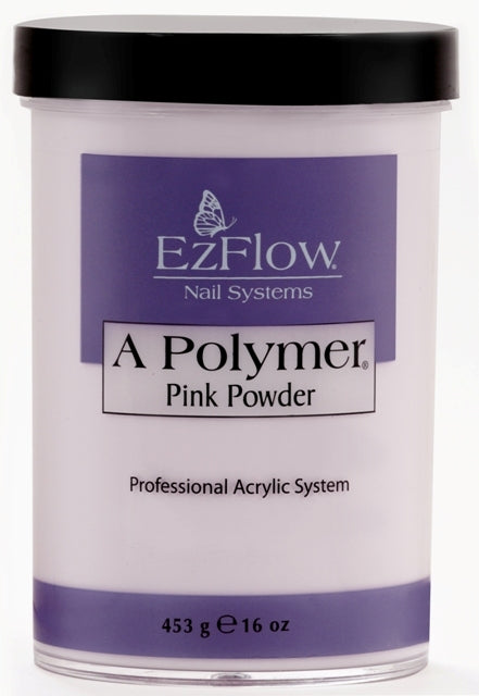 EZ Flow A Polymer Pink Powder - 16 oz.