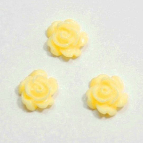 Fuschia Nail Art - Yellow Roses