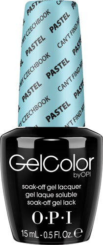 OPI GelColor - Can't Find My Czechbook - Pastel