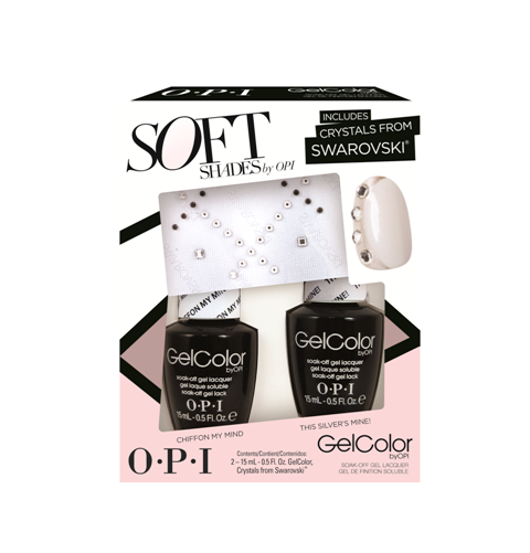 OPI GelColor - Crystal Duo Pack SoftShades Collection 2015