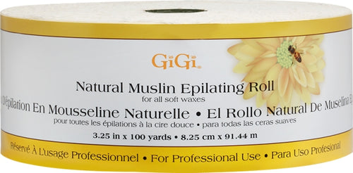 GiGi - Natural Muslin Roll -  3.25 in x 100yd