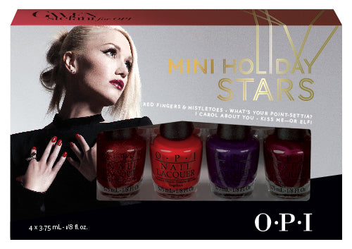 OPI-4PC-Mini Holiday Stars- Gwen Stefani Holiday 2014 Collection